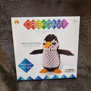 Creagami Origami 3D Penguin Model Paper Sculptures 463 Pieces Medium